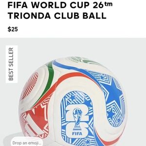 adidas FIFA World Cup Ball - Red, Green, Blue